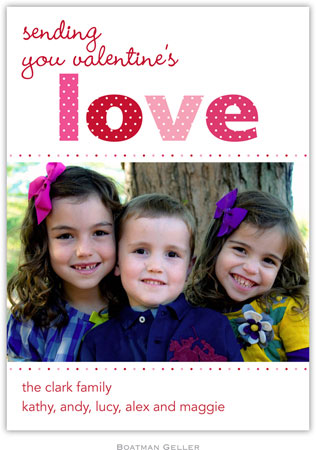 Boatman Geller Stationery - Love Valentine Valentine's Day Photo Cards